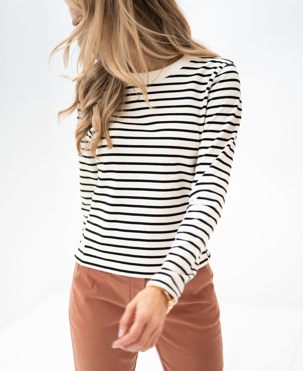 Breton striped shirt LA BRETONNE Ivory-black