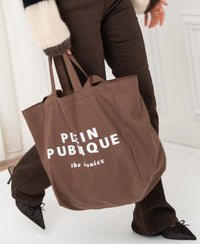 Canvas tote bag LE SAC Brown