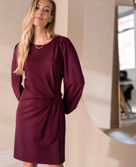 Bordeaux rode online jurk