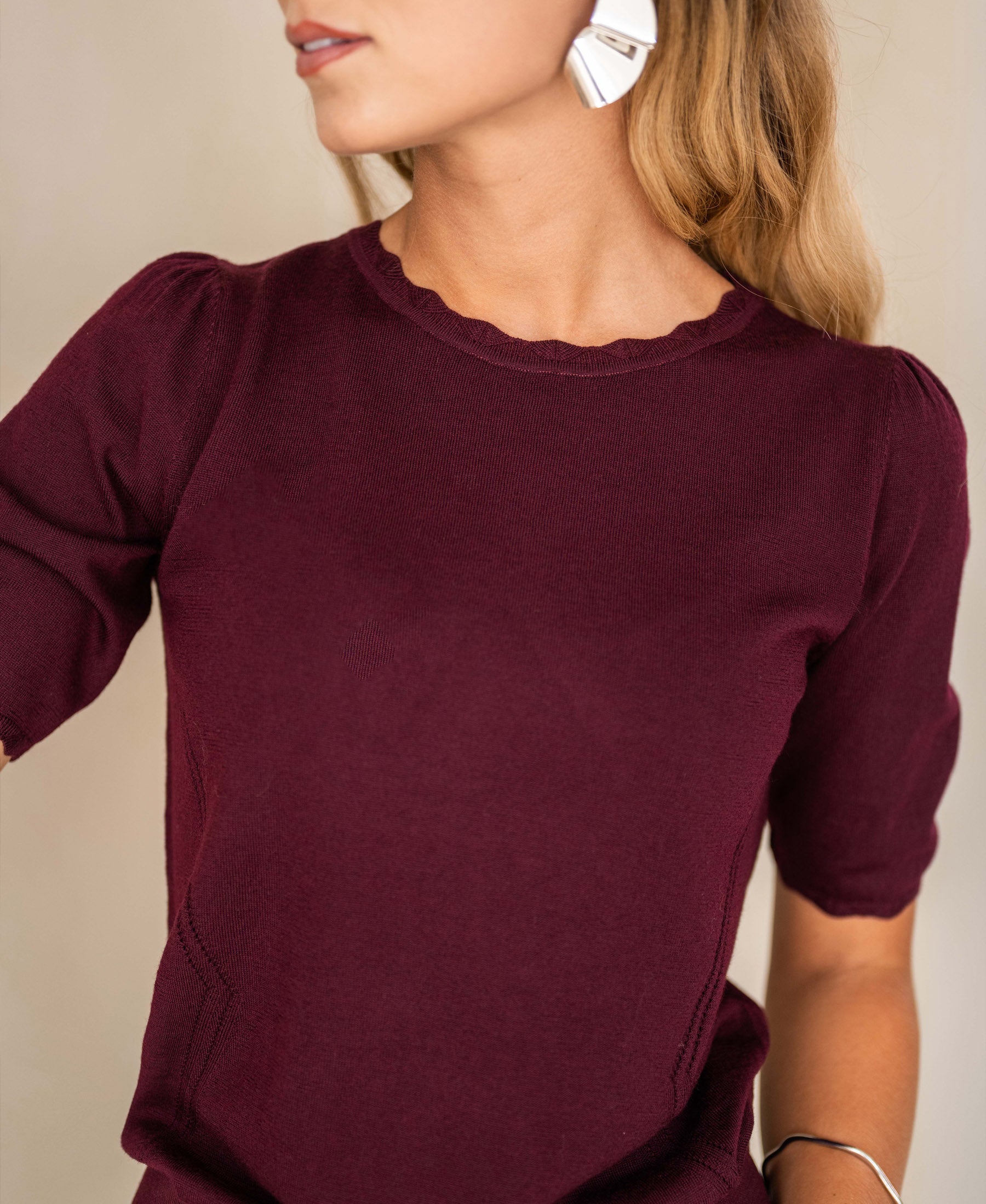 Sweater LA LUNDI Bordeaux