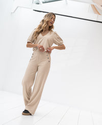 Travel trousers LA NOAN Sand