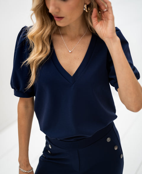 LA SWEAT Dark blue - La vie en rose