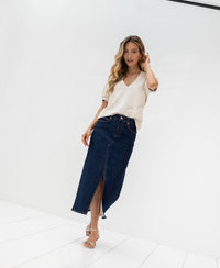 Denim rok LA JUNE Rinsewash