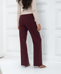 Hose mit weitem Bein LE CENTRE Bordeaux