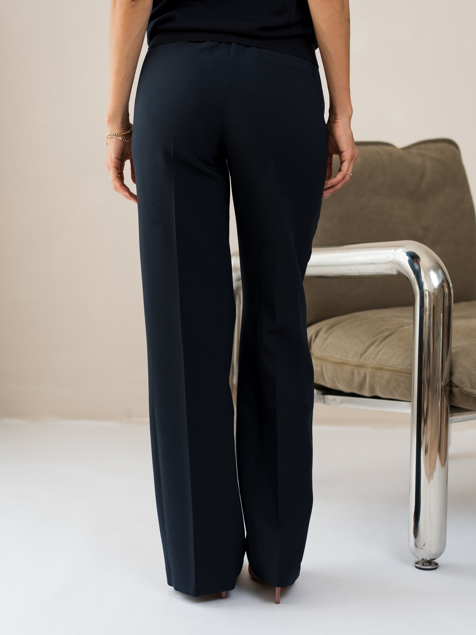 Pantalon LE CENTRE Donkerblauw