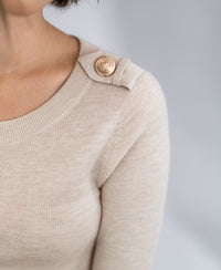 Merinopullover LE CESAR Beige