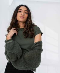 Reise-Rollkragenpullover LA ROMY Army