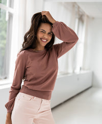 Merino-Pullover LA COEUR Dusty Rose