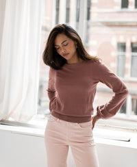 Merino-Pullover LA COEUR Dusty Rose