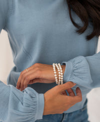 Merinotrui LA COEUR licht Jeansblauw