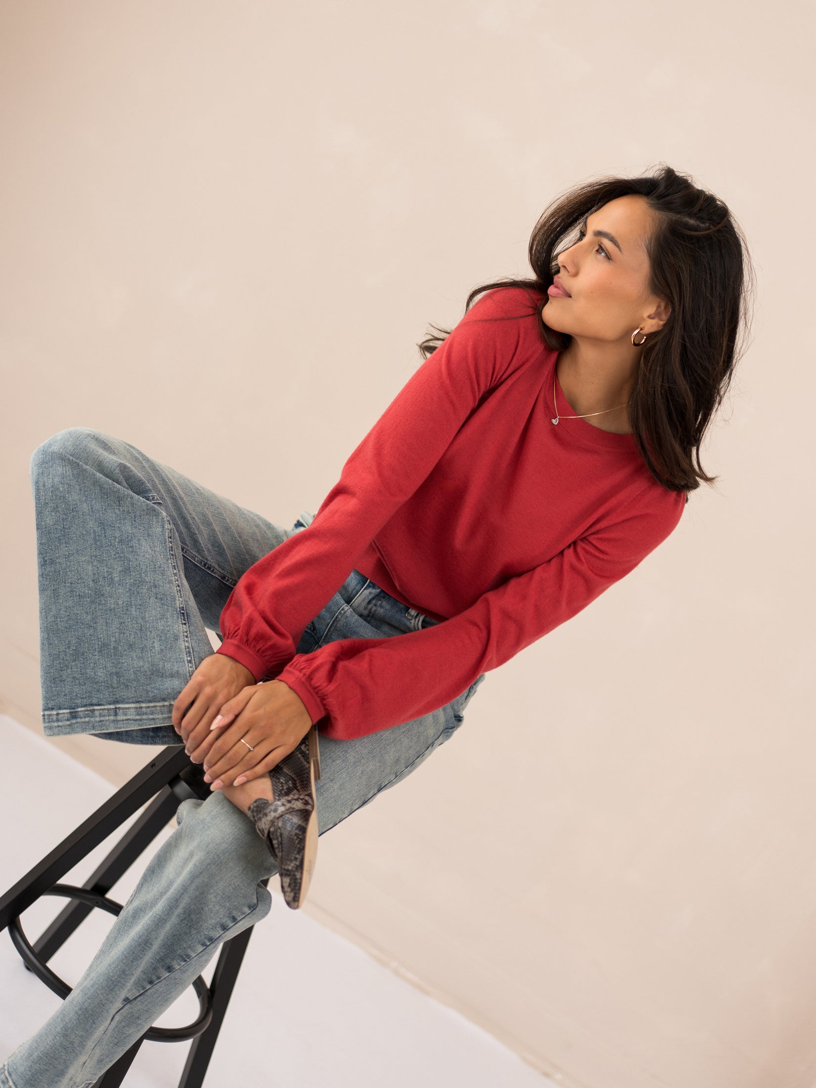 Merino sweater LA COEUR Rouge