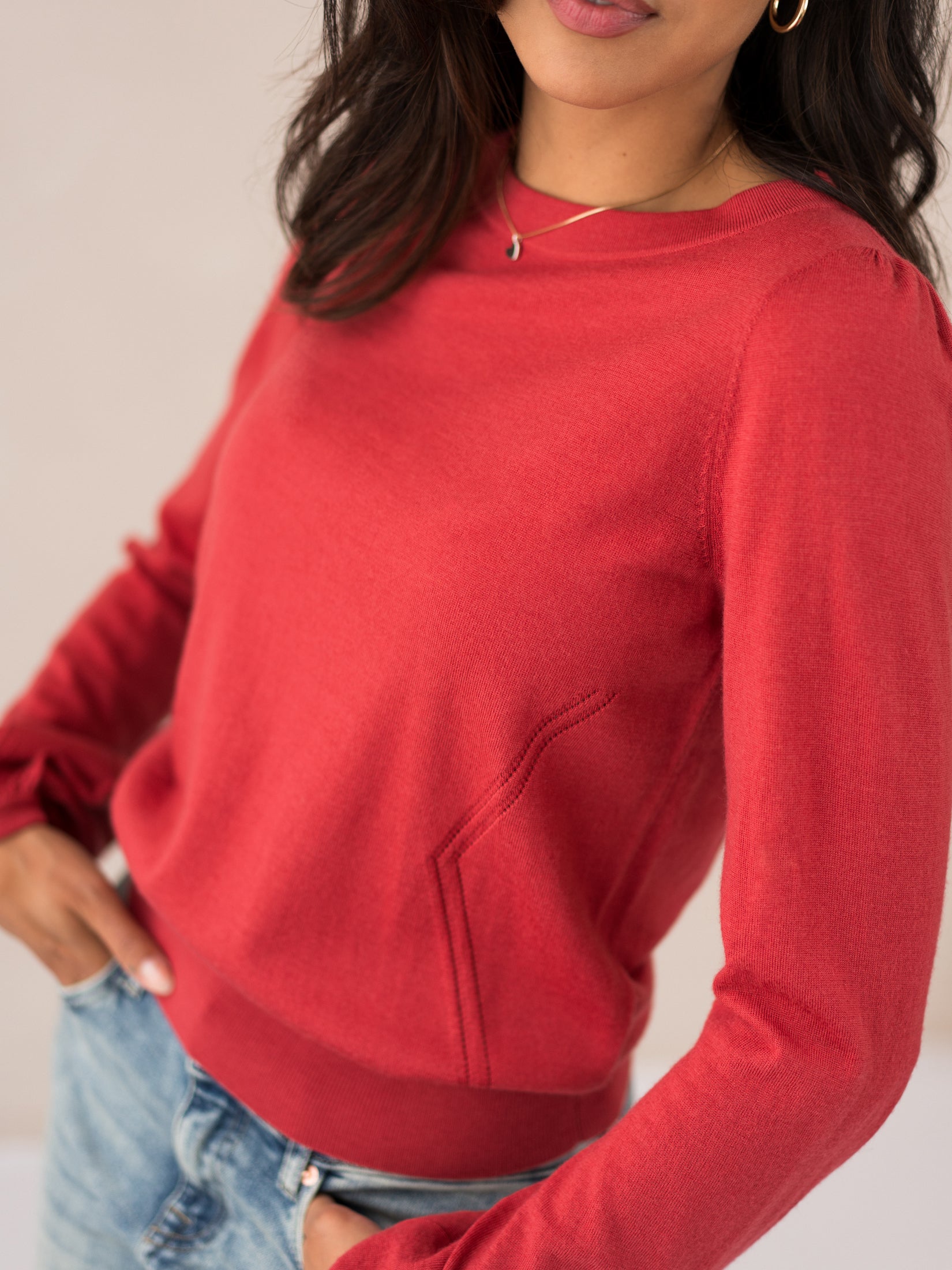 Merino sweater LA COEUR Rouge
