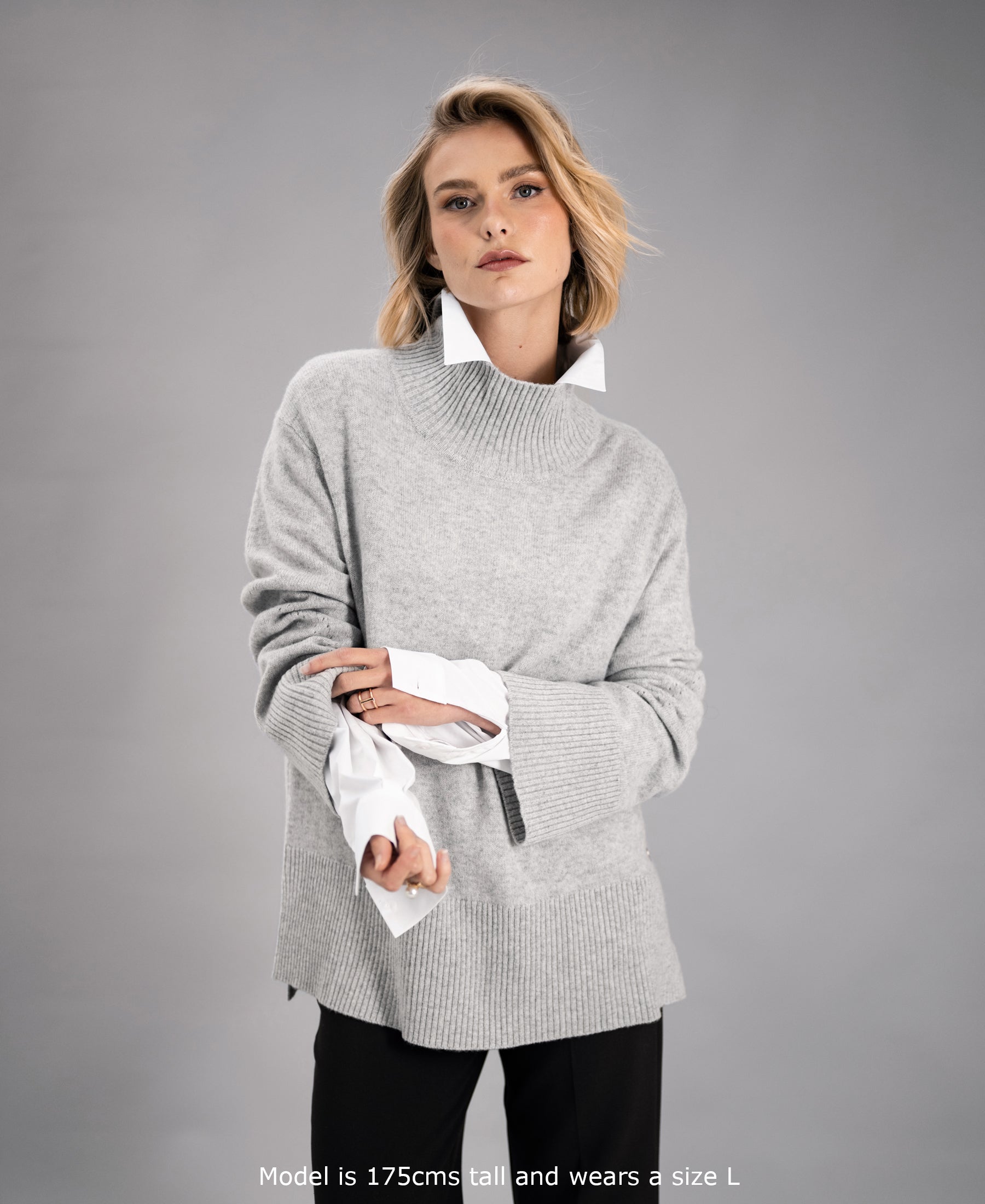 Turtleneck LA COZY Grey