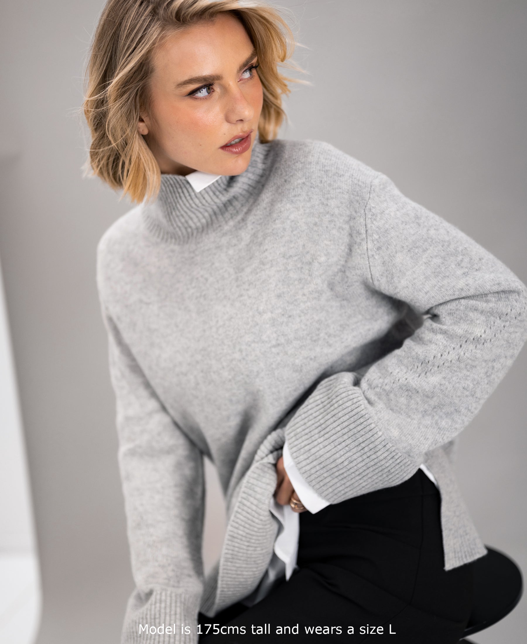 Turtleneck LA COZY Grey