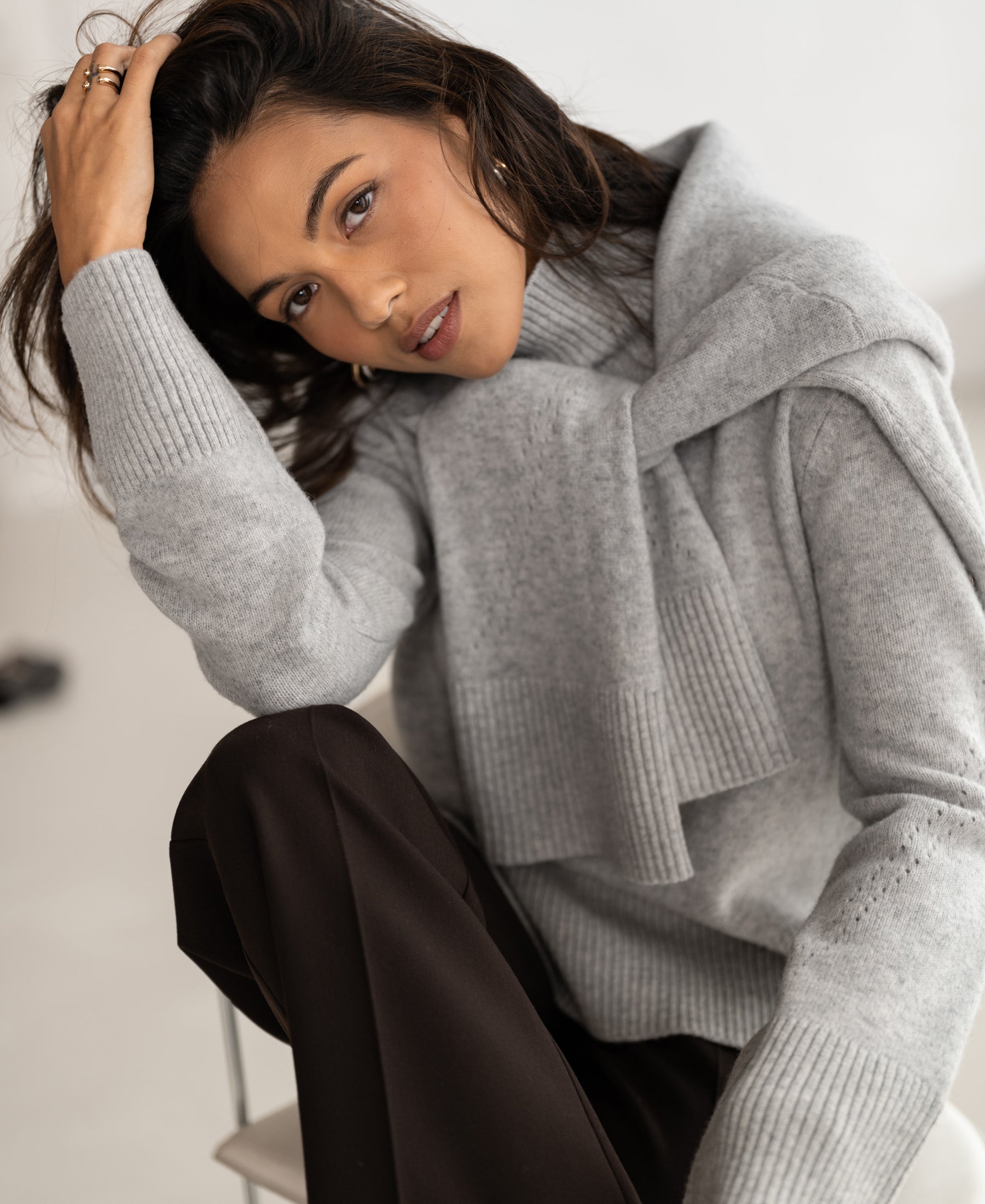Turtleneck LA COZY Grey