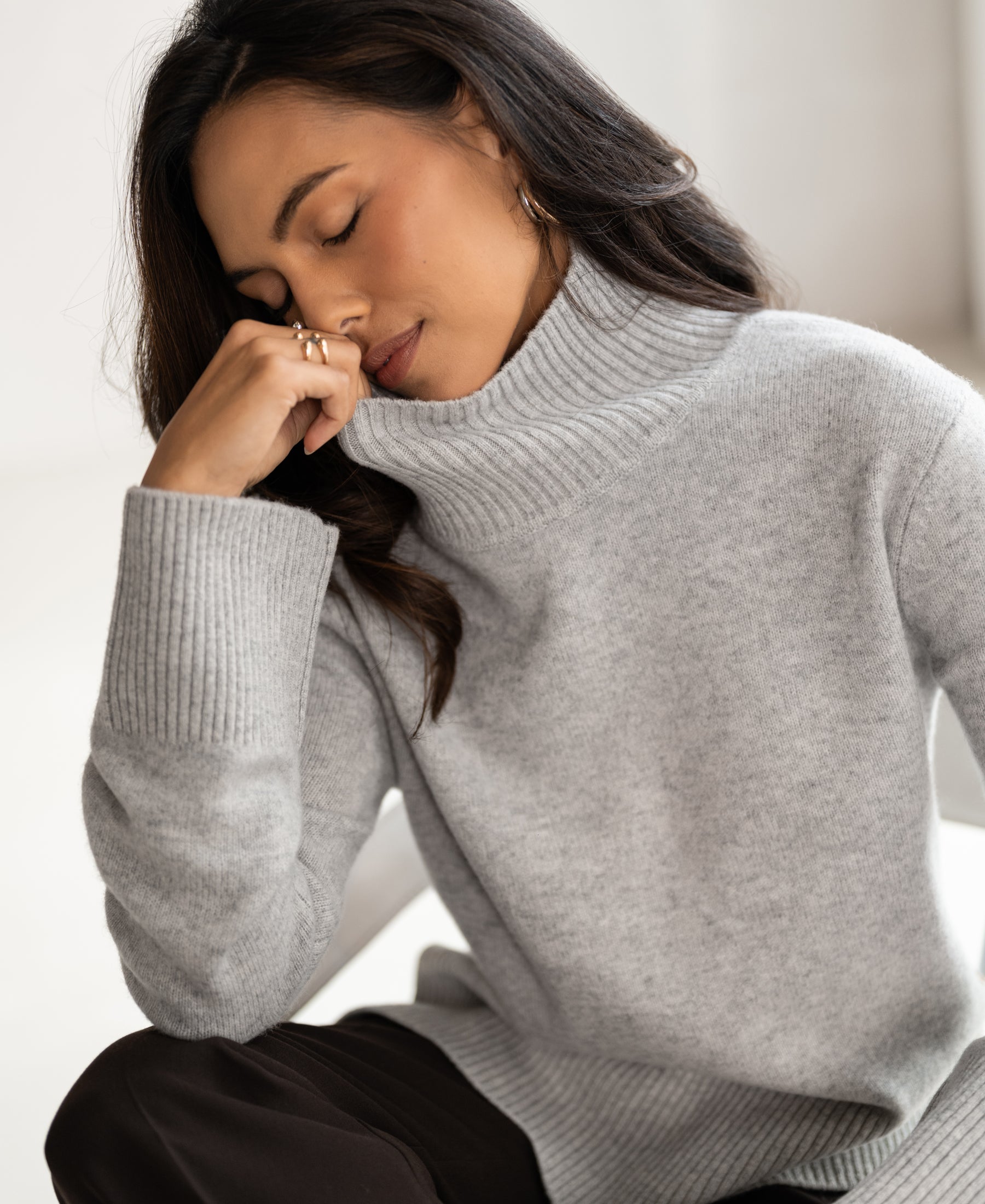 Turtleneck LA COZY Grey