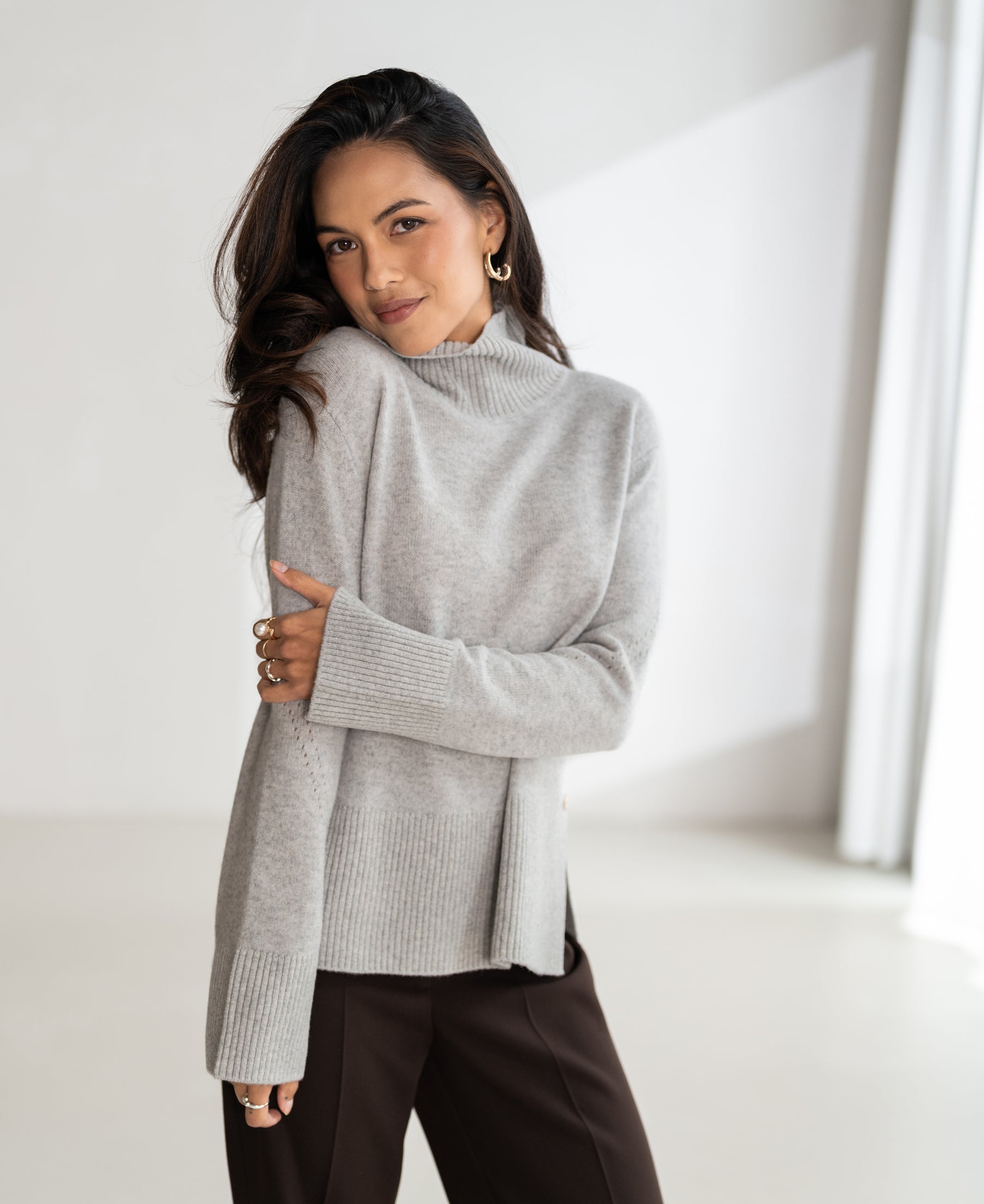 Turtleneck LA COZY Grey