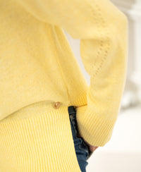 Rollkragenpullover LA COZY Citron pressé