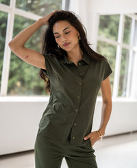 Travelblouse LA DELON Army