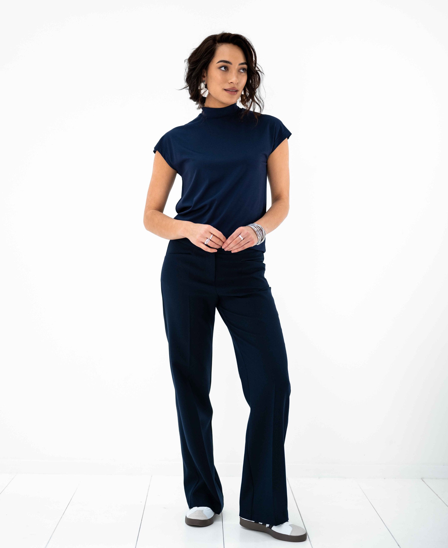 Travel top LA ROMY Donkerblauw