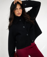 Merino wool Jacket LA FAYE Black