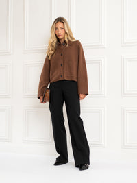 Wool jacket LA FAYE Camel