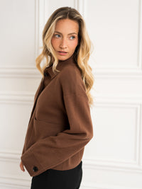 Wool jacket LA FAYE Camel
