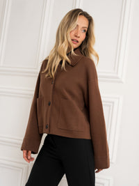 Wool jacket LA FAYE Camel
