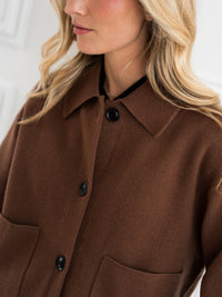 Wool jacket LA FAYE Camel