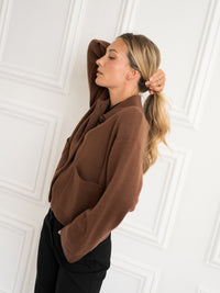 Wool jacket LA FAYE Camel