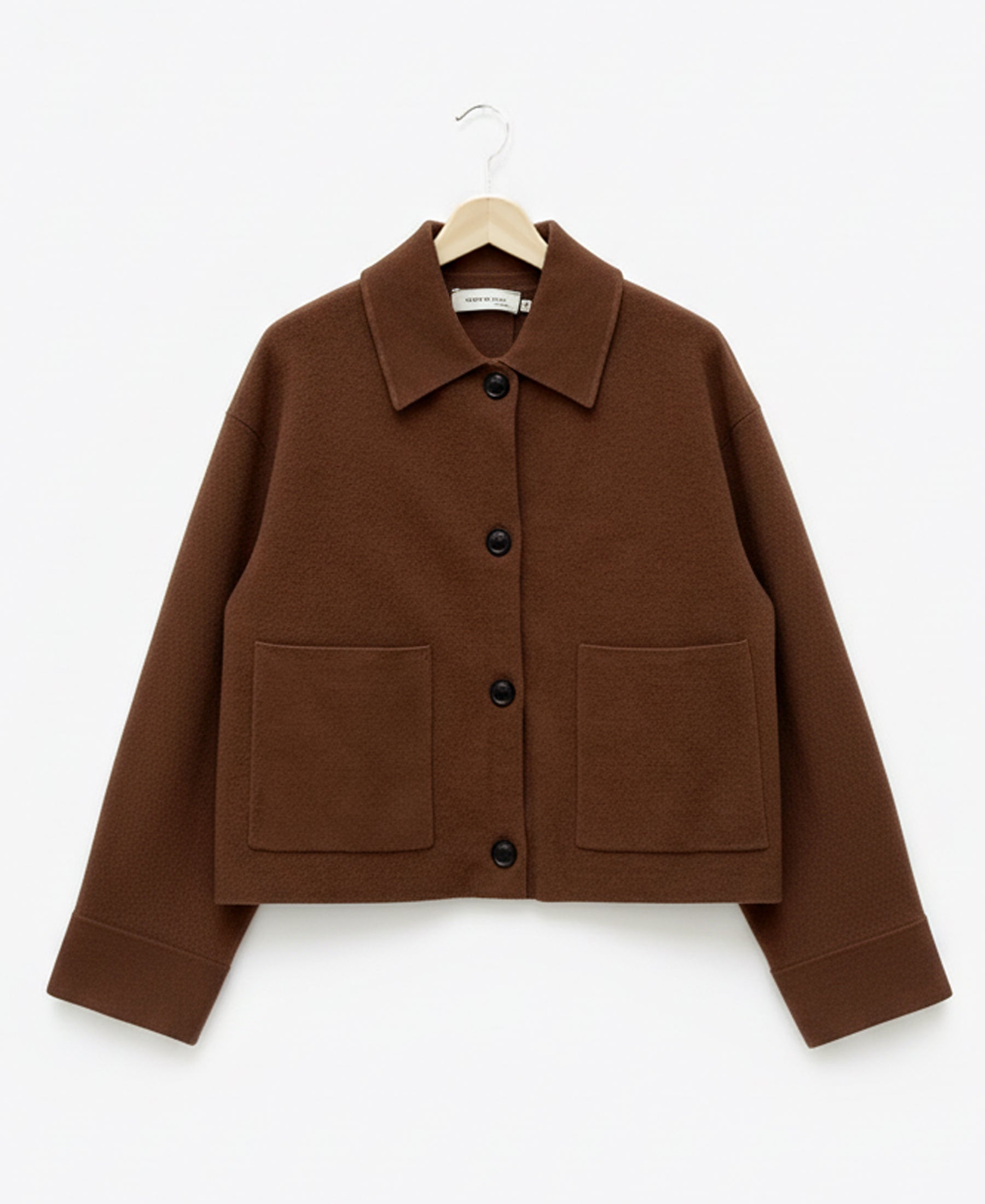 Wollen jasje LA FAYE Camel