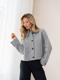 Wool jacket LA FAYE Grey