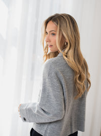 Wool jacket LA FAYE Grey