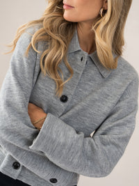 Wool jacket LA FAYE Grey
