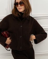 Wool Jacket LA FAYE Pure Cocoa