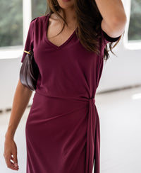 Lange jurk LA FILICIA Wine