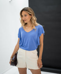 Two-way top LA FIORA Lavender