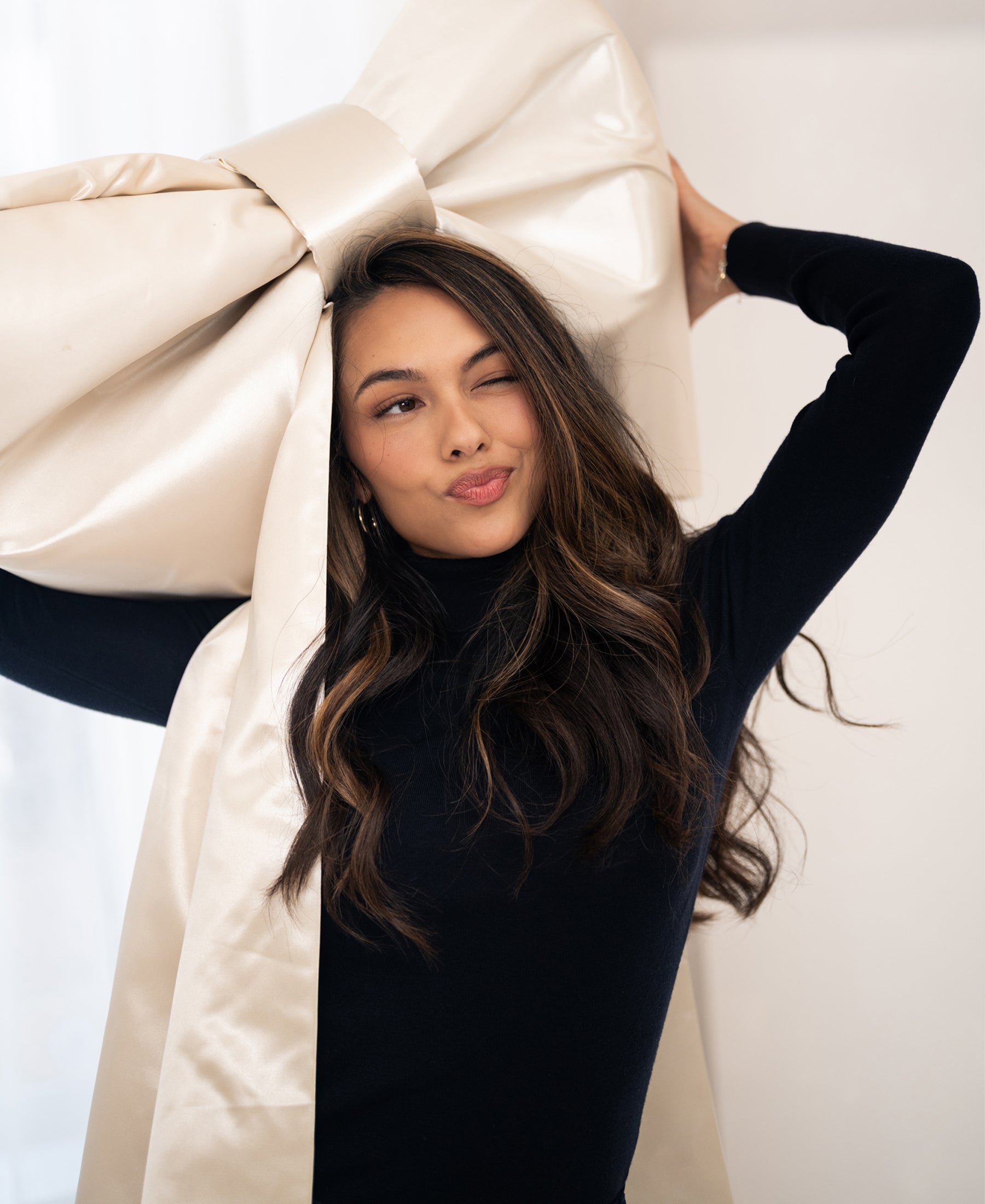 Merino wool turtleneck LA FORTE Black