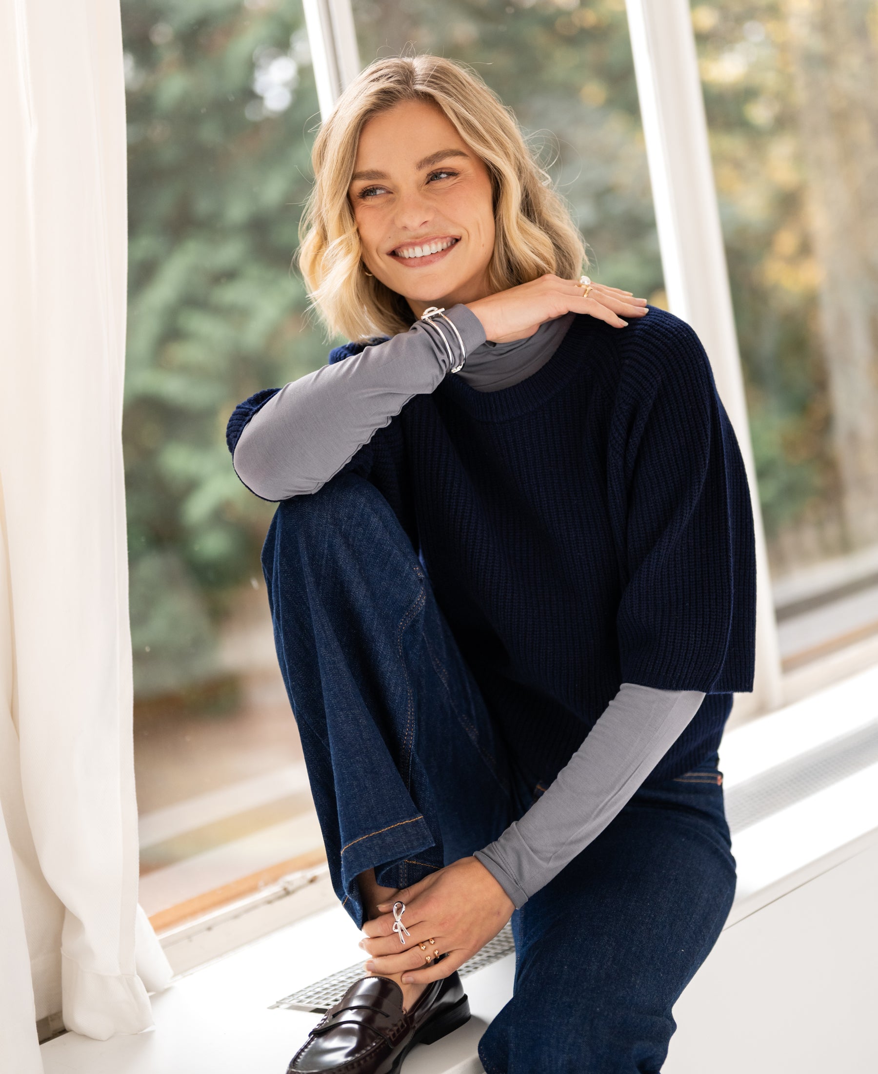 Sweater LA FRAMBOISE Dark Blue
