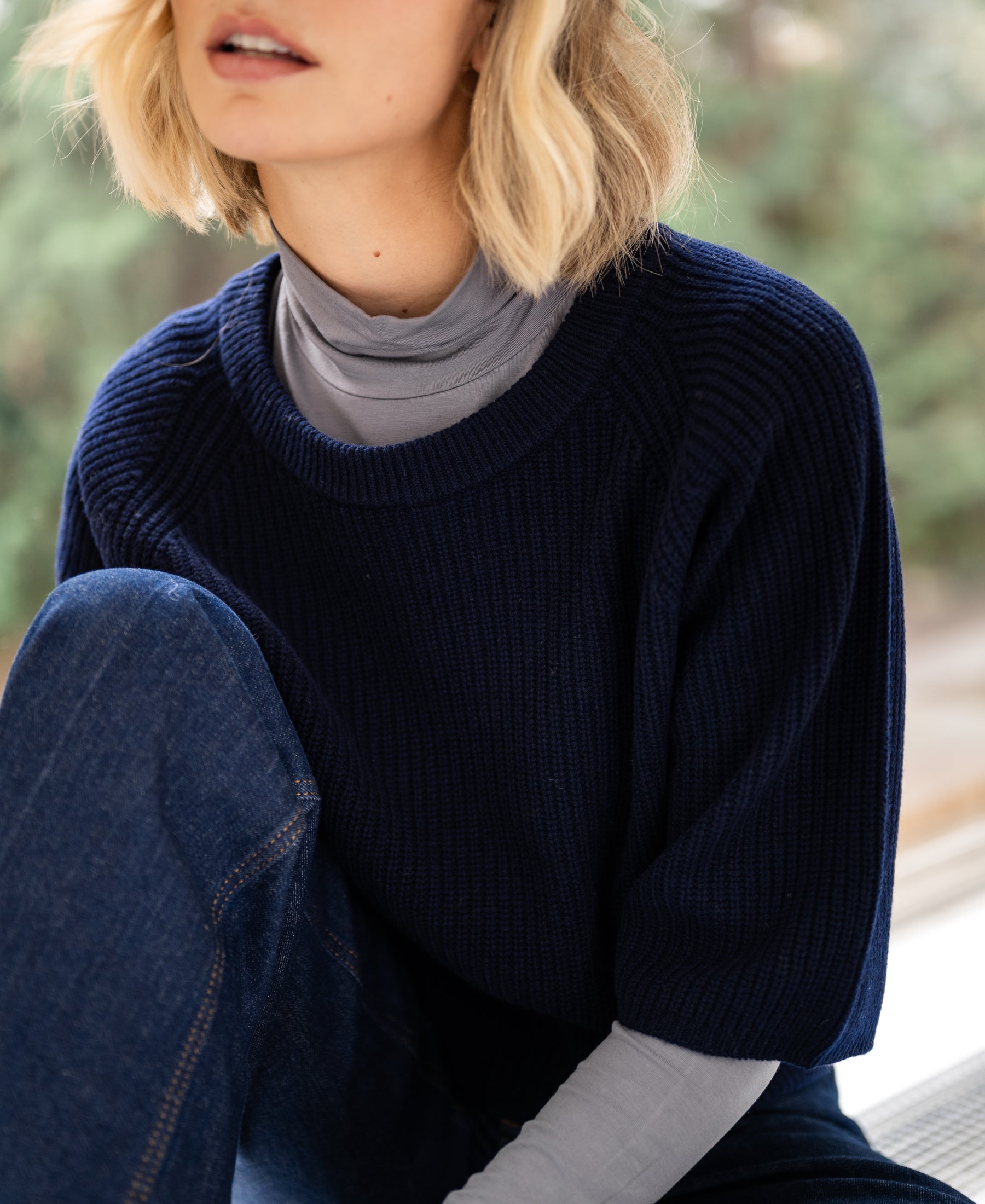 Sweater LA FRAMBOISE Dark Blue