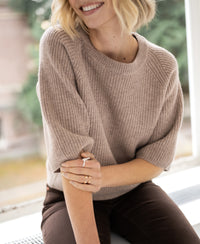 Sweater LA FRAMBOISE Warm Taupe