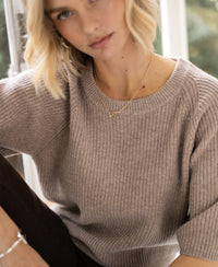 Sweater LA FRAMBOISE Warm Taupe