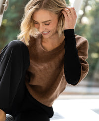 Sweater LA FRAMBOISE Tobacco