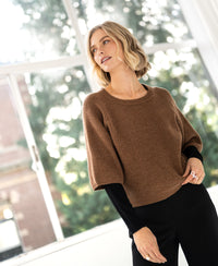 Sweater LA FRAMBOISE Tobacco