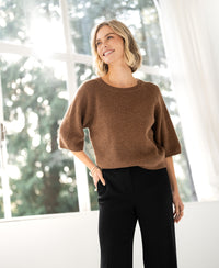 Sweater LA FRAMBOISE Tobacco