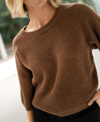 Sweater LA FRAMBOISE Tobacco