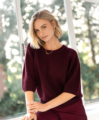 Sweater LA FRAMBOISE Wine