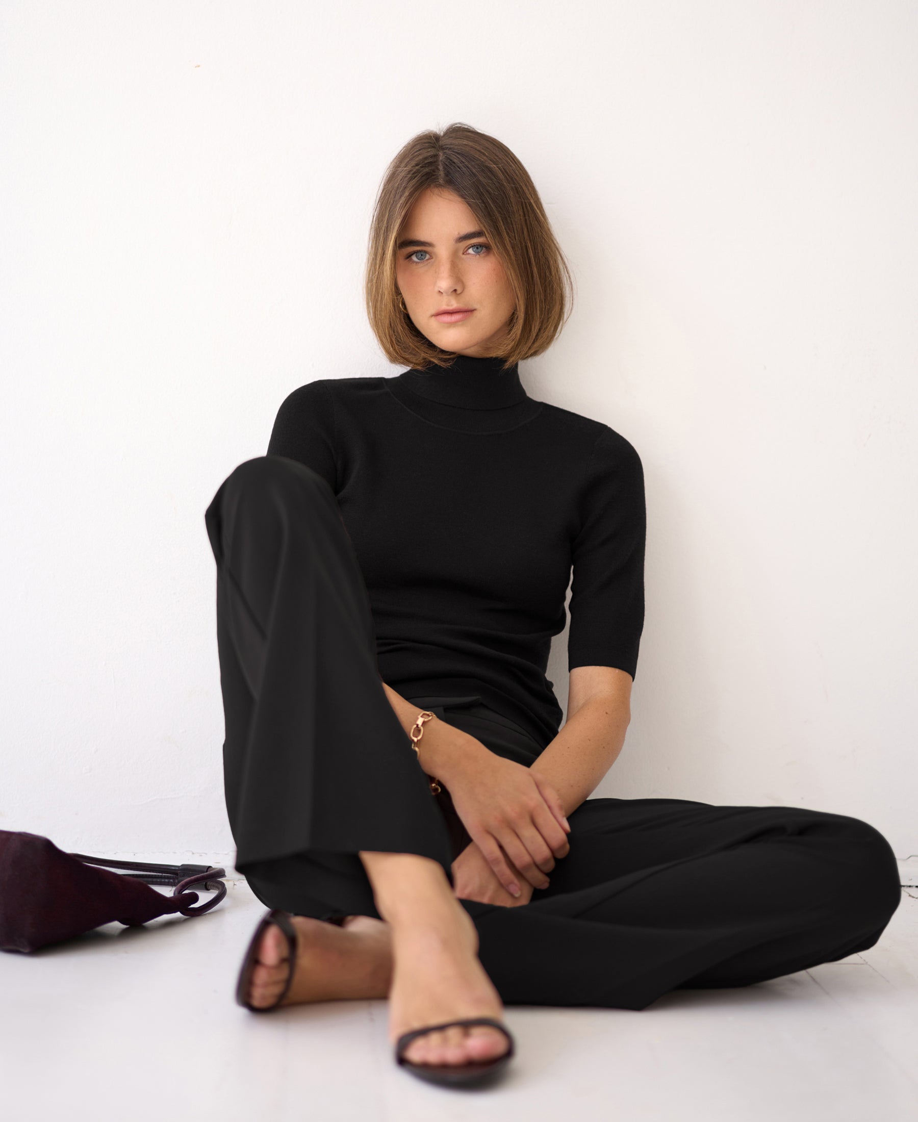 Coltrui korte mouw LE FRANCOIS Zwart
