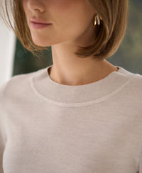 Merino-Pullover LA GIGI Beige