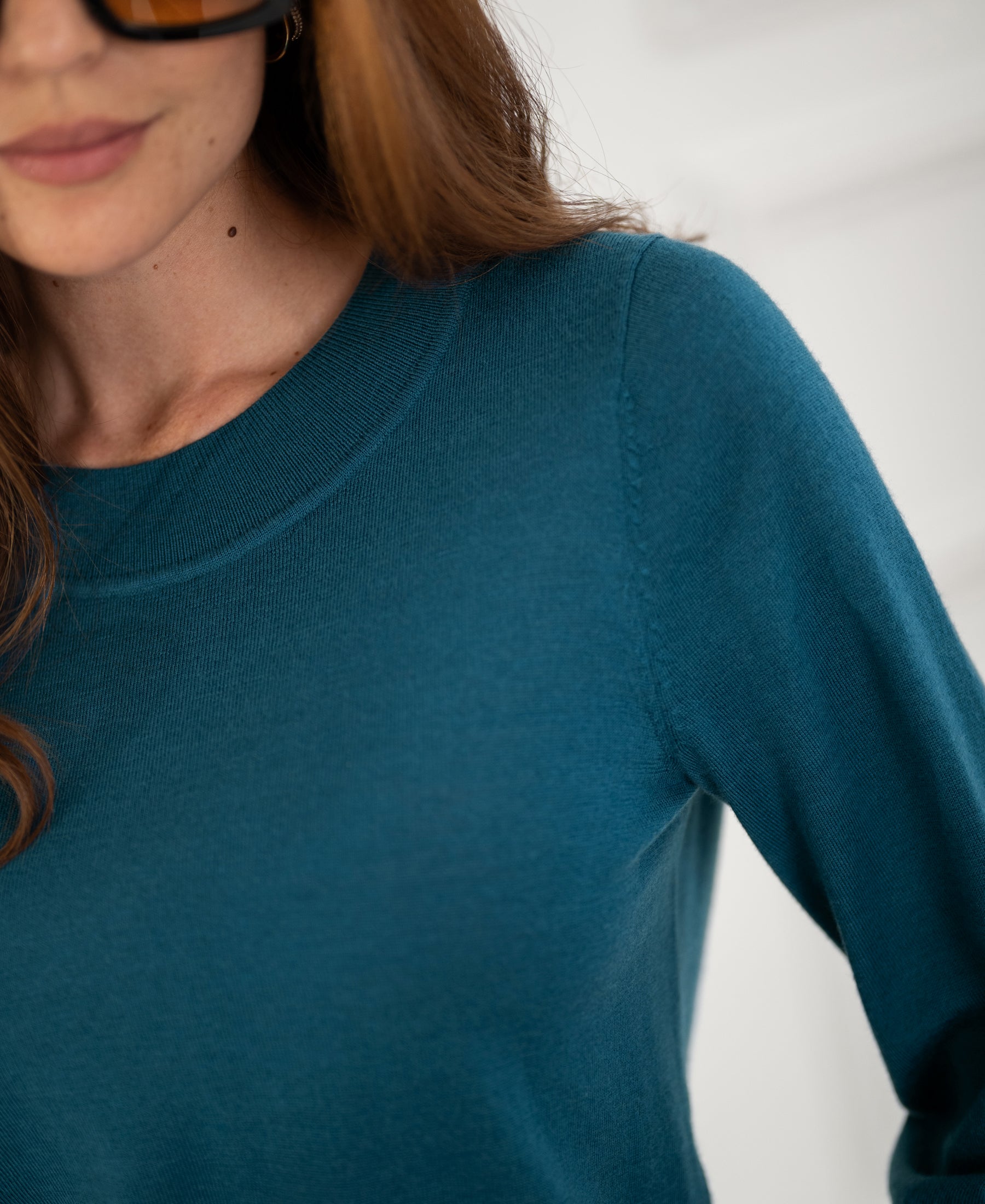 LA GIGI Petrol Merino Sweater